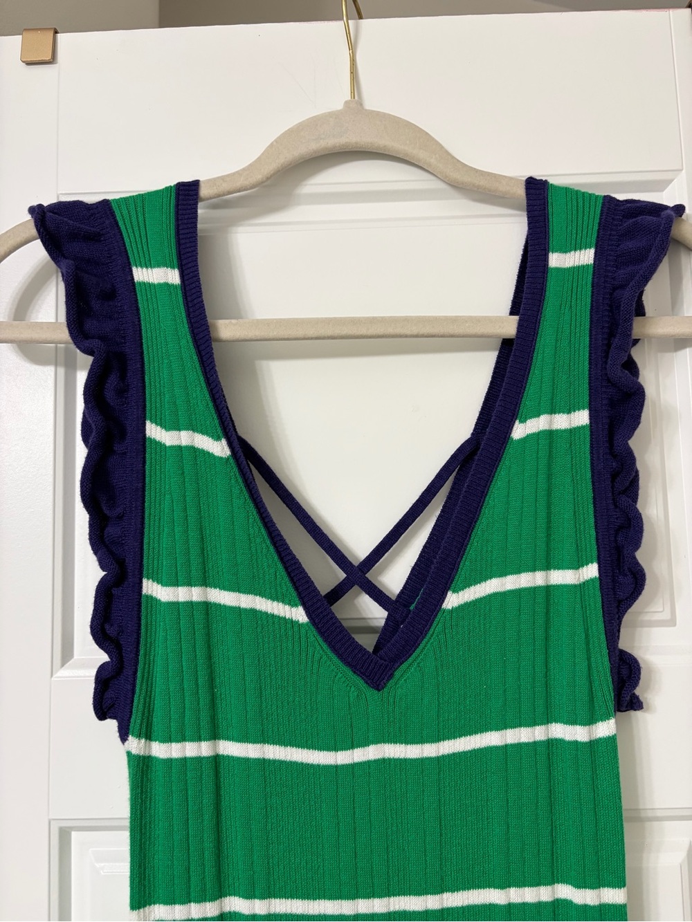 Anthropology Striped Rosie Midi Dress - Picture 5 of 9
